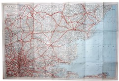 Thumbnail: Geographia Three inch map 1952
